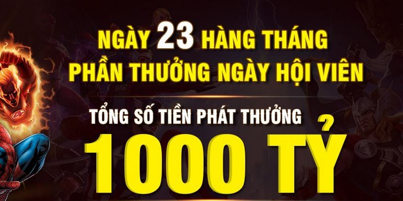 Thưởng bất ngờ từ phong bao lì xì trong ngày hội viên