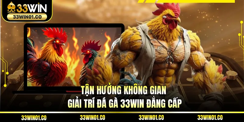 Tận hưởng không gian giải trí đá gà 33WIN đẳng cấp