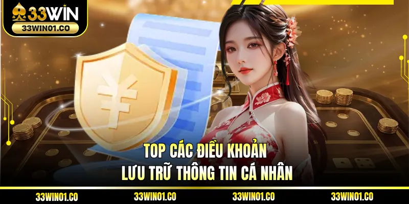 Top các điều khoản lưu trữ thông tin cá nhân